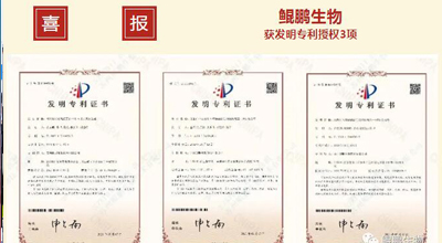 长征娱乐生物 | 核心平台技术获得中国发明专利